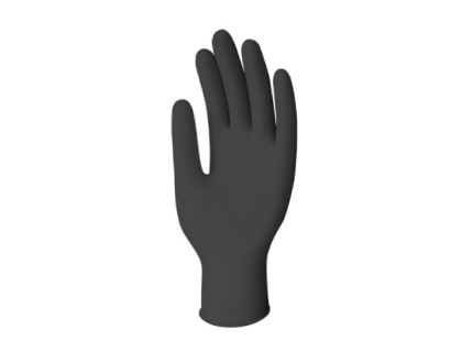 Rękawice diagnostyczne, nitrylowe, niejałowe, bezpudrowe czarne